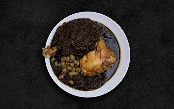 خورشت مرغ ترش با ران مرغ عسلی